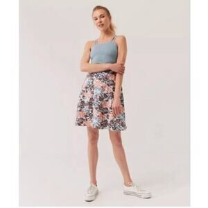 PACT Fit and Flare Mini Dress Floral